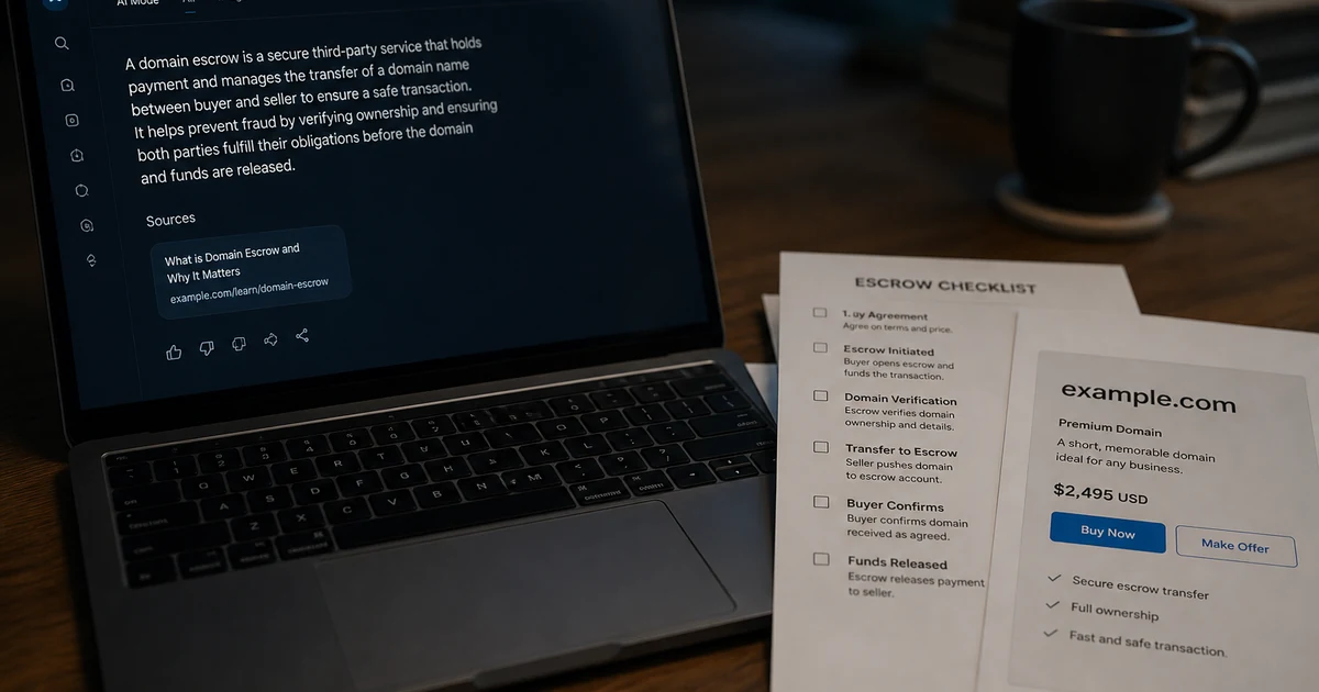 AI Overviews vs Domain Marketplace Conversion