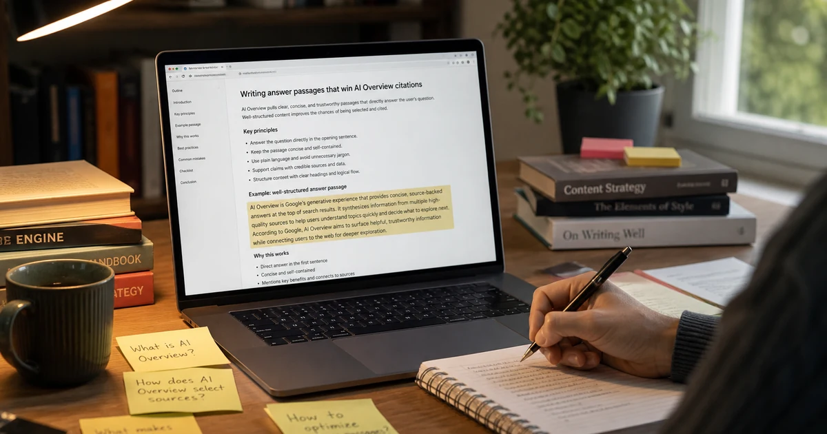 Answer Passages That Win AI Overview Citations