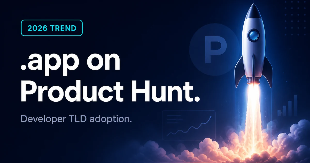 .app Domains on Product Hunt: 2026 Launch Trend