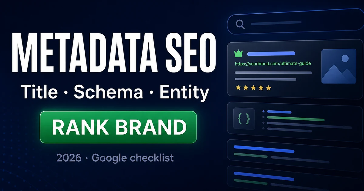Domain Metadata SEO: Rank Your Brand on Google