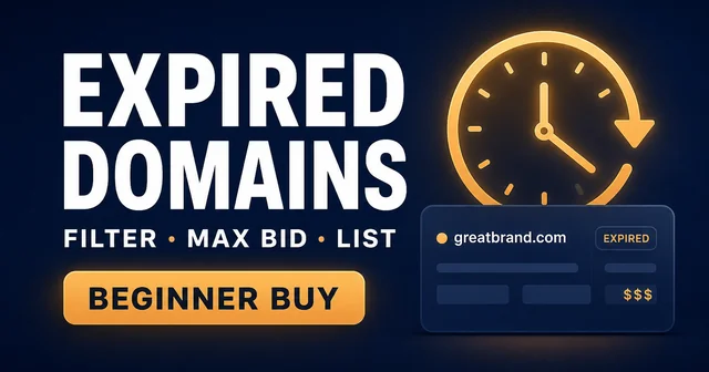 Expired Domains Strategy for Beginners (2026)