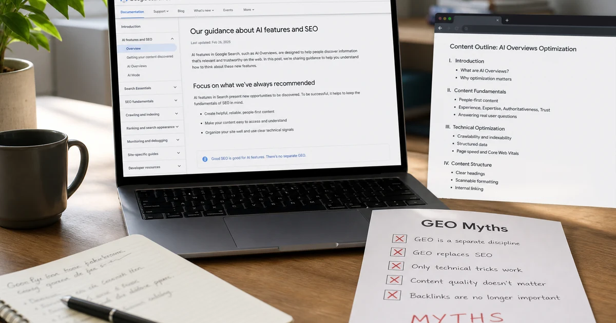 GEO Is Still SEO: Google's Official 2026 Guide