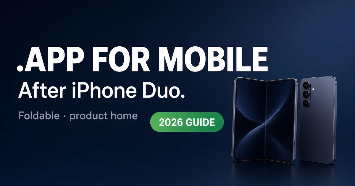App Domain for Mobile After iPhone Duo Launch 2026