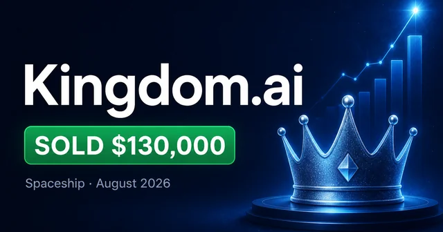 Kingdom AI Sold for $130K: What I'd Buy Next
