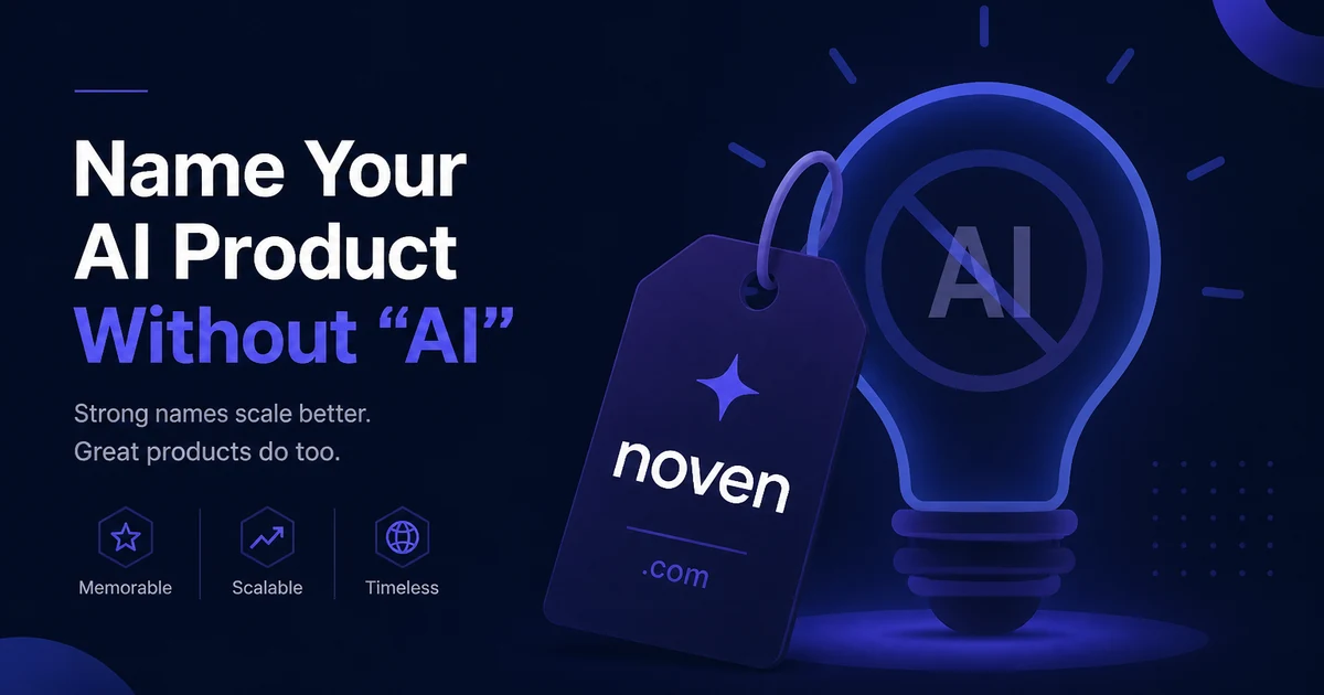 Name an AI Product Without AI in the Domain