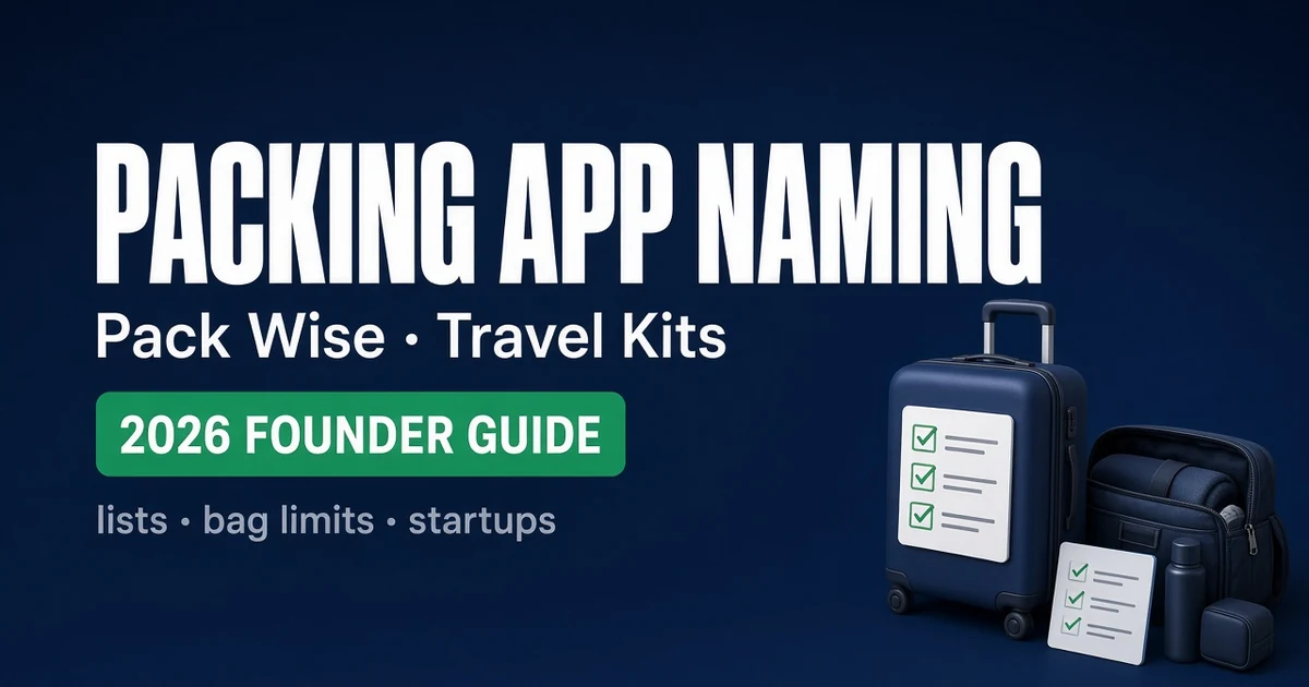 Naming a Packing-List or Travel-Kit App in 2026