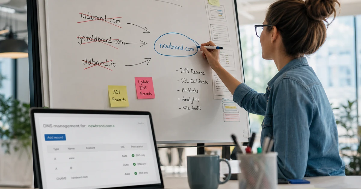 Rebrand Domain Migration Checklist for Startups