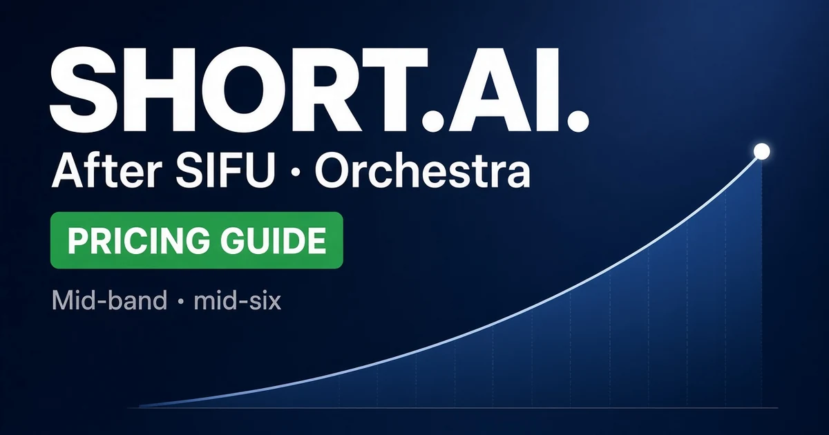 Short .ai Pricing After SIFU.ai and Orchestra.ai
