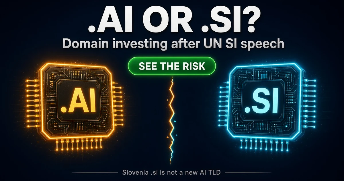 SI vs AI Domain Investing After Trump's UN Speech (2026)