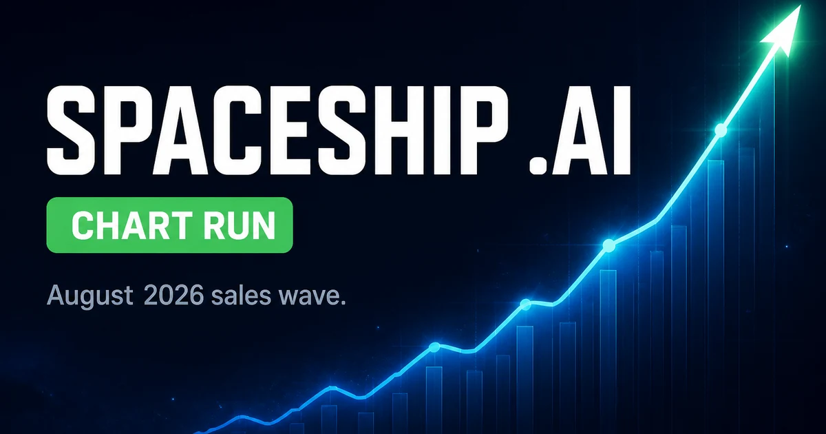 Spaceship's .AI Chart Run in August 2026