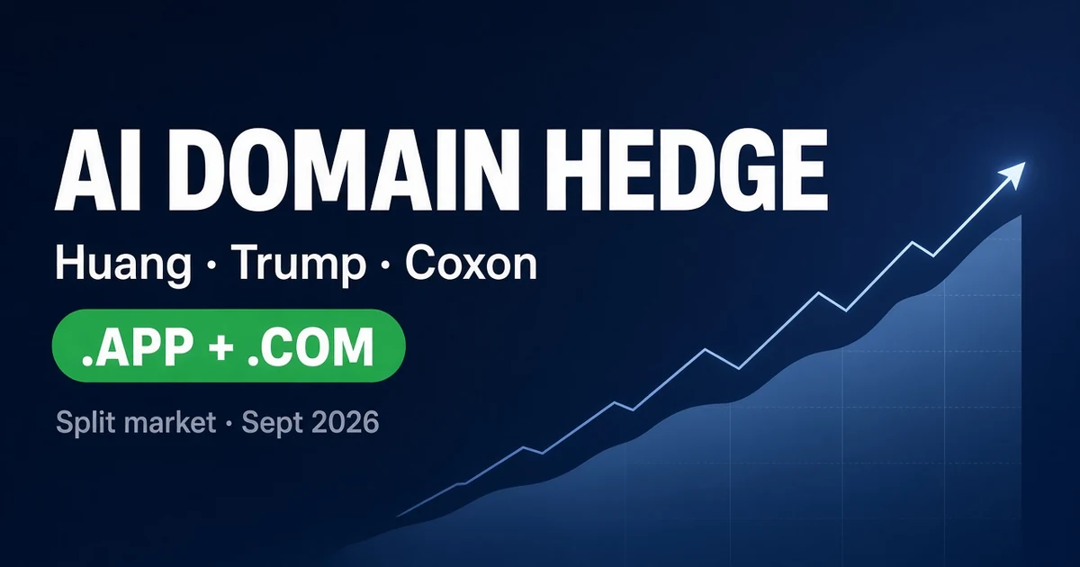 AI Domain Hedge After Trump Huang vs Coxon Split