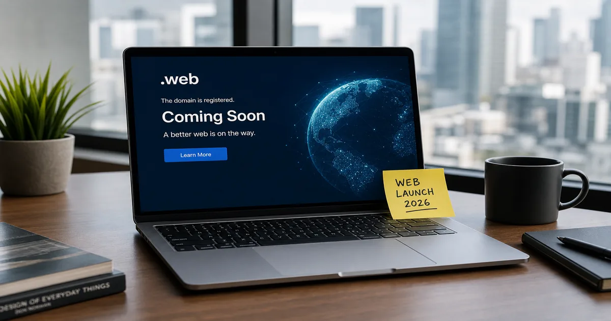 .web Is Finally Coming: What Domain Investors Should Do Before Launch