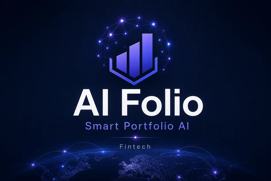 AiFolio.app premium brand identity - Fintech domain for sale