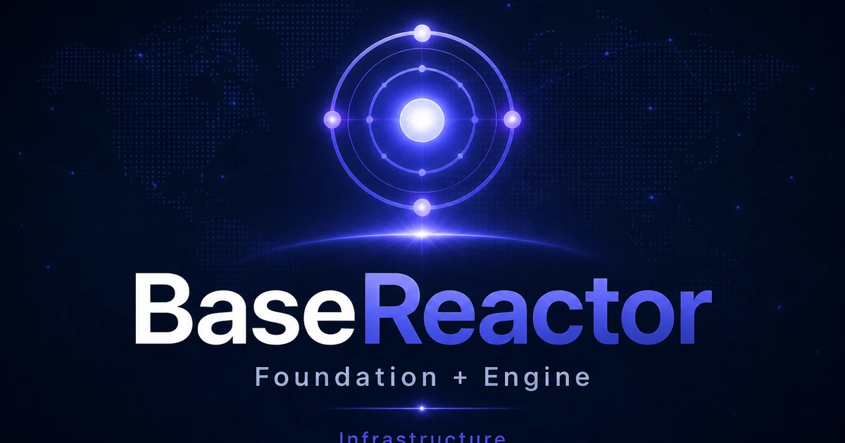 BaseReactor.com premium brand identity — also known as BaseReactor, Base Reactor, BaseReactor.com