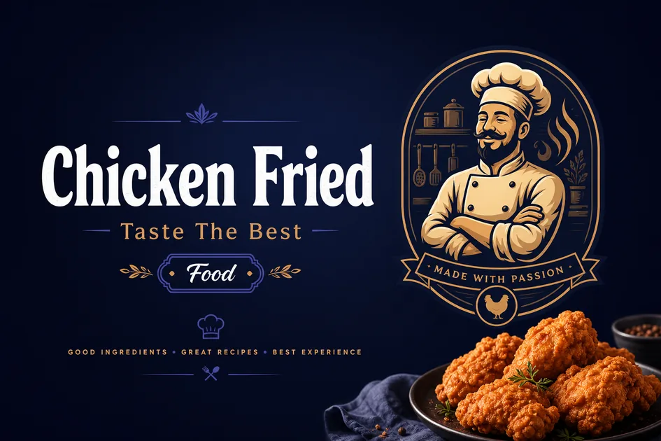 Chickenfriedrecipe.com premium brand identity — also known as Chickenfriedrecipe, Chickenfriedrecipe.com, Chickenfriedrecipe com