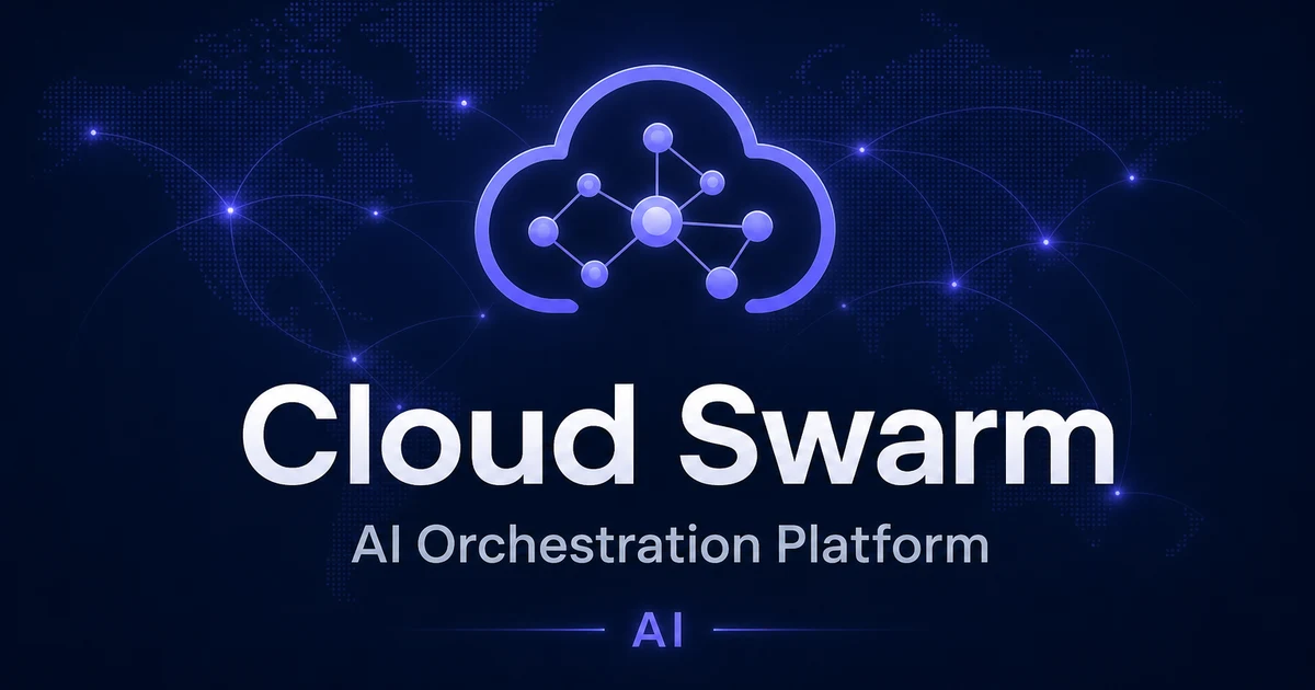 CloudSwarm.pro premium brand identity - AI domain for sale