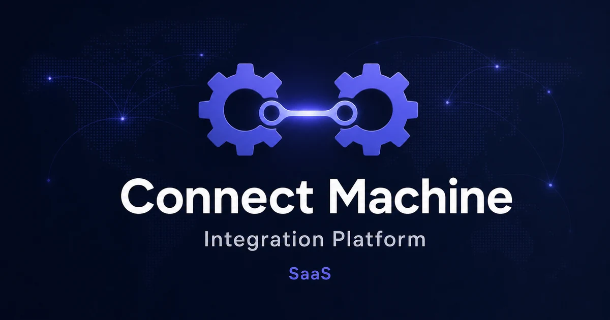 ConnectMachine.app premium brand identity - SaaS domain for sale