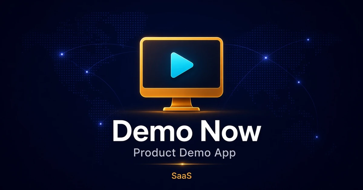 DemoNow.app premium brand identity — also known as DemoNow, Demo Now, DemoNow.app