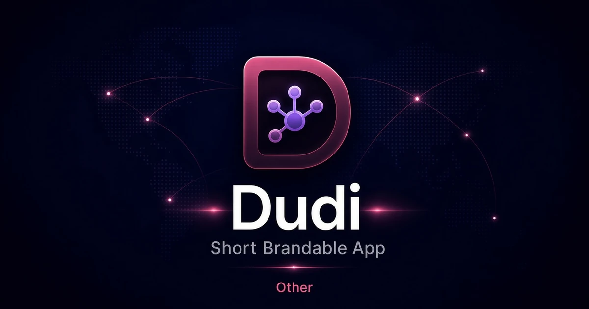 Dudi.app premium brand identity — also known as Dudi, Dudi.app, Dudi app