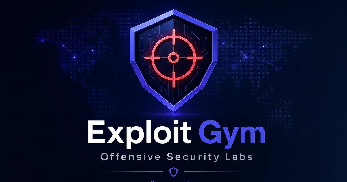 ExploitGym.app premium brand identity - Cybersecurity domain for sale