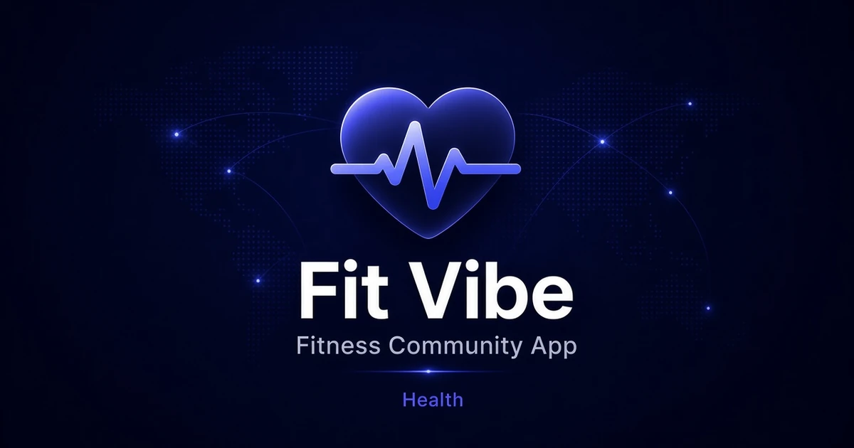 FitVibe.app premium brand identity — also known as FitVibe, Fit Vibe, FitVibe.app