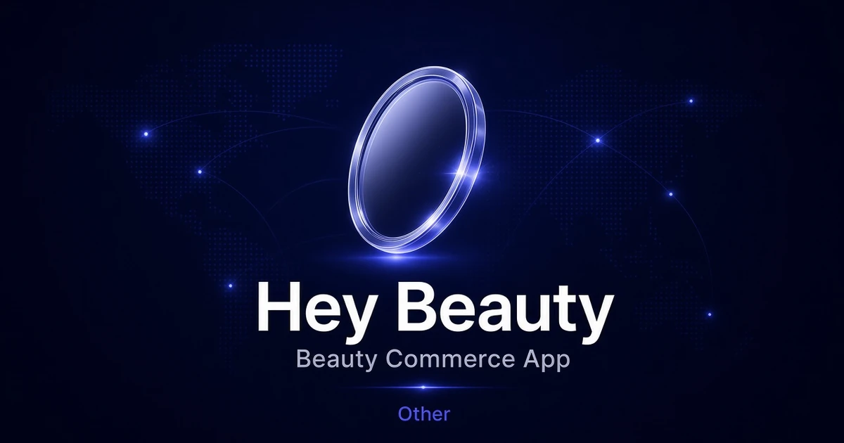 HeyBeauty.app premium brand identity — also known as HeyBeauty, Hey Beauty, HeyBeauty.app