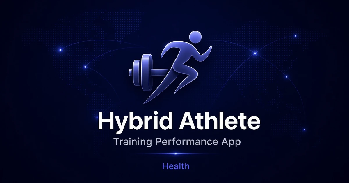 HybridAthlete.app premium brand identity — also known as HybridAthlete, Hybrid Athlete, HybridAthlete.app