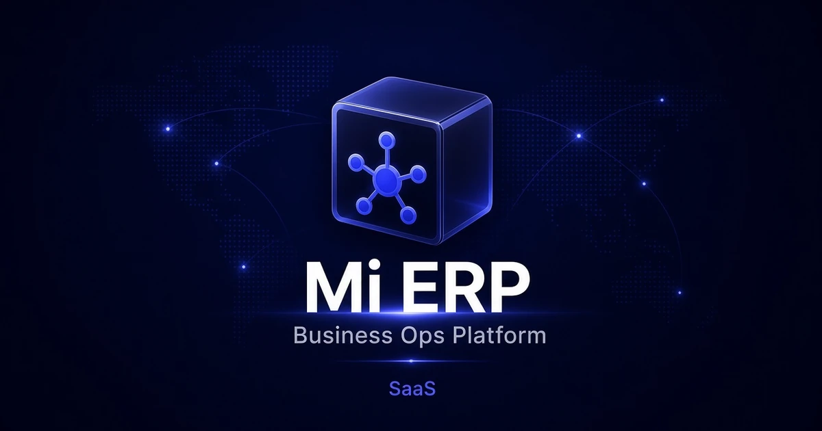 MiERP.app premium brand identity — also known as MiERP, Mi E R P, MiERP.app