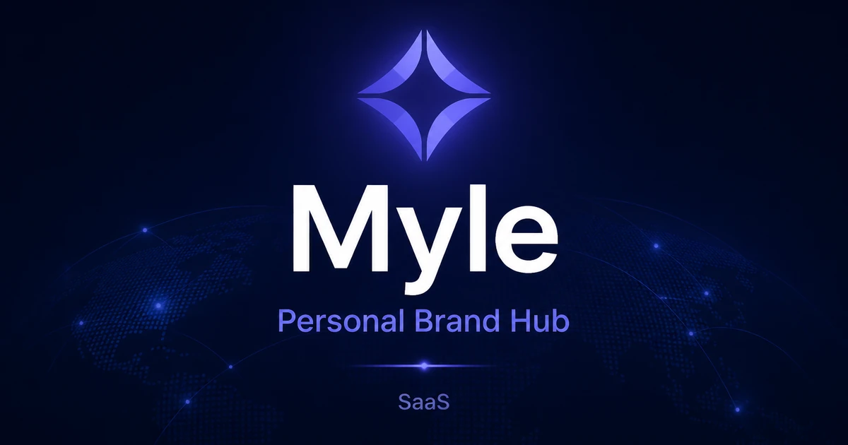 Myle.app premium brand identity — also known as Myle, Myle.app, Myle app