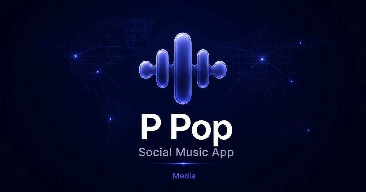 PPop.app premium brand identity — also known as PPop, P Pop, PPop.app