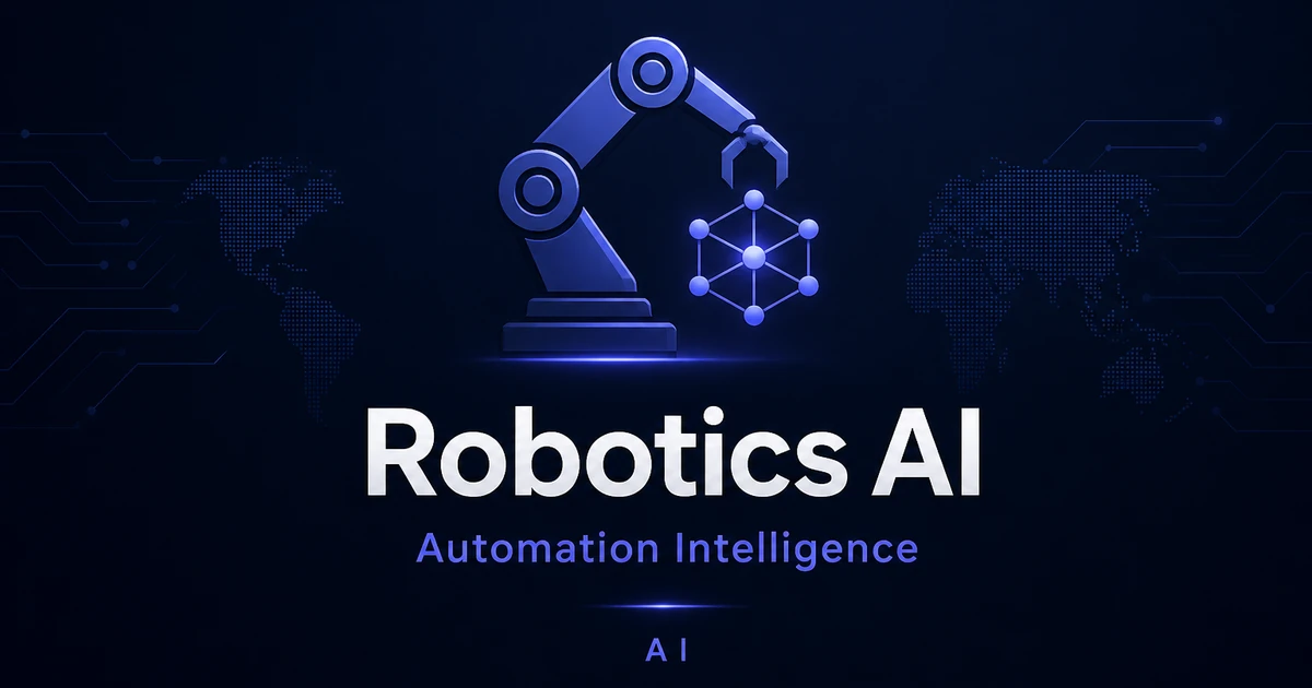 RoboticsAI.app premium brand identity — also known as RoboticsAI, Robotics A I, RoboticsAI.app