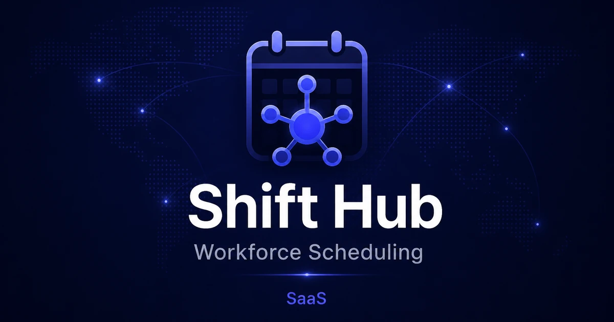 ShiftHub.app premium brand identity — also known as ShiftHub, Shift Hub, ShiftHub.app