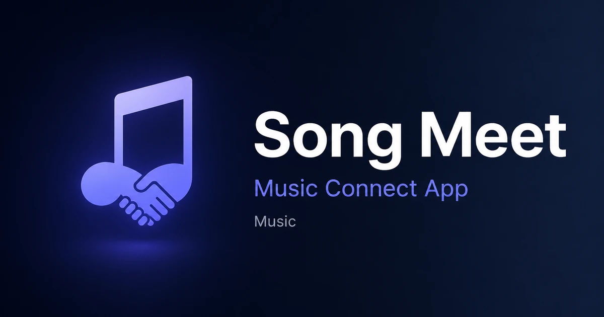 SongMeet.com premium brand identity — also known as SongMeet, Song Meet, SongMeet.com