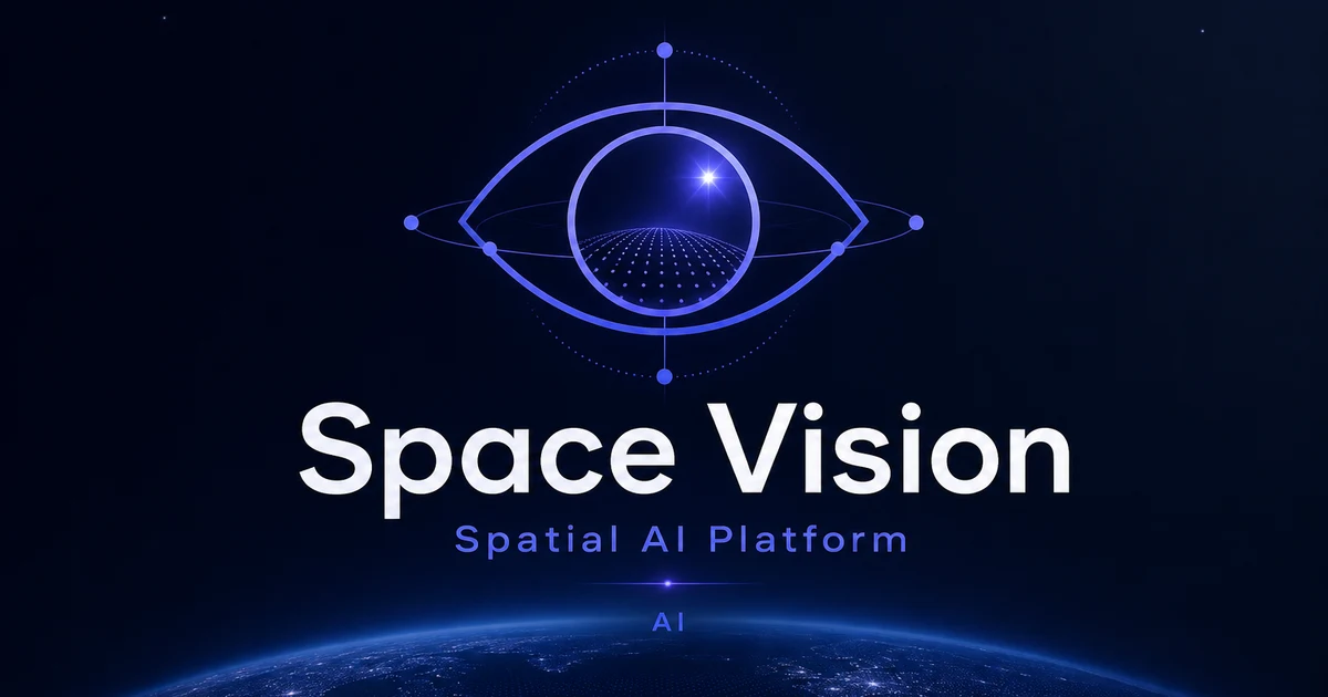 SpaceVision.app premium brand identity - AI domain for sale