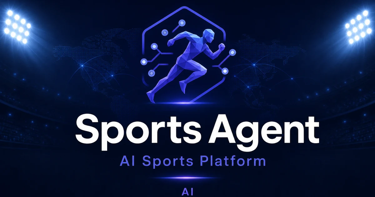 SportsAgent.app premium brand identity - AI domain for sale