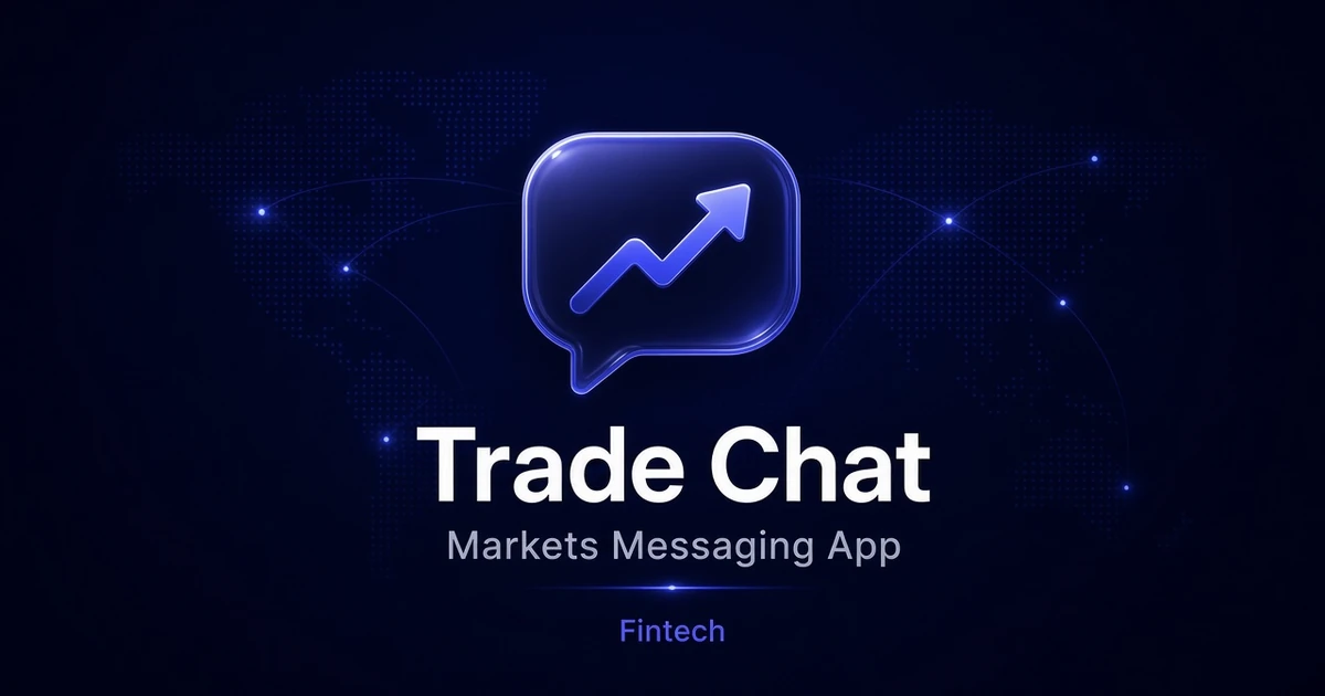 TradeChat.app premium brand identity — also known as TradeChat, Trade Chat, TradeChat.app
