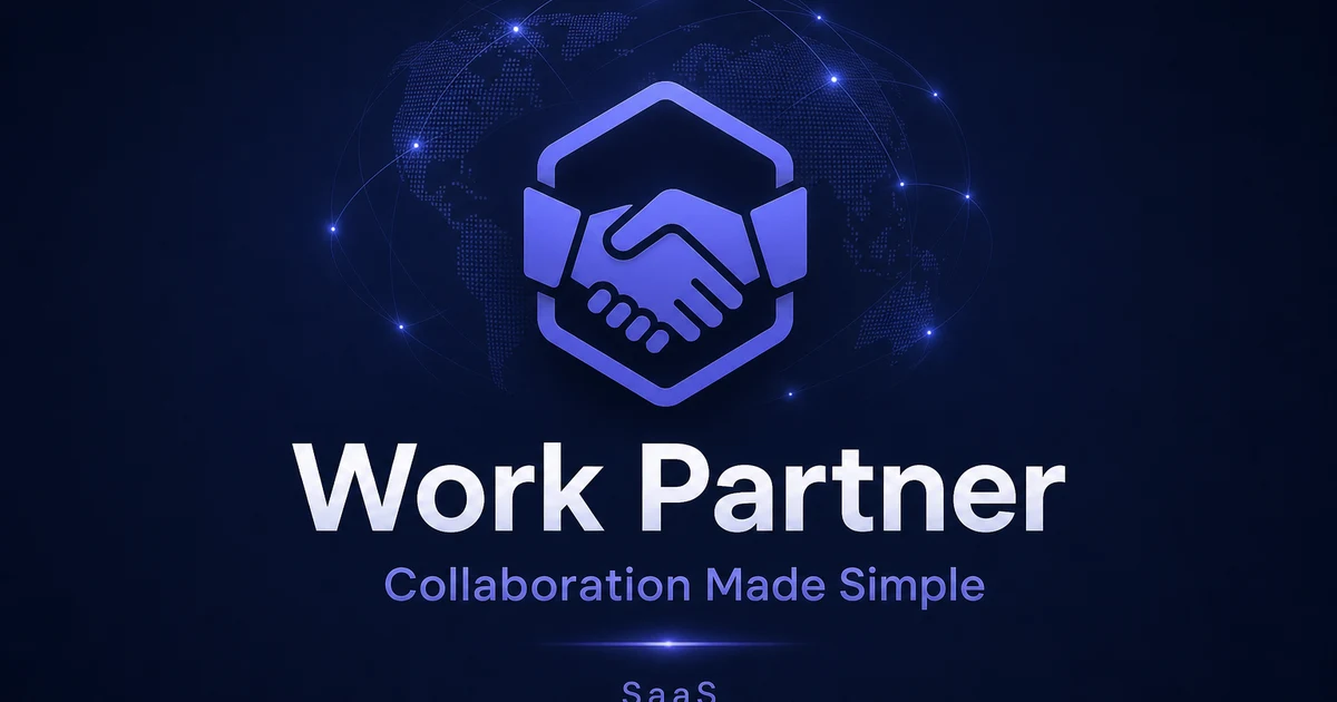 WorkPartner.app premium brand identity - SaaS domain for sale